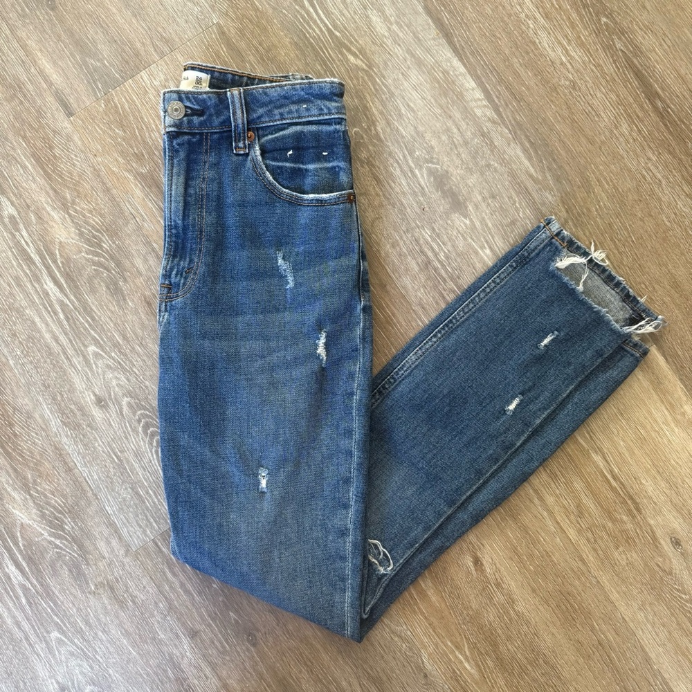 Abercrombie & Fitch Women's the Skinny High Rise Jeans Size 24/00